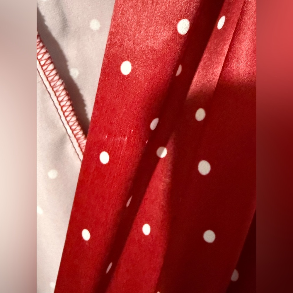 L’Academie Revolve The Victoire Bodysuit‎ in Ruby Dot Red Women’s Size XXS - Picture 12 of 12